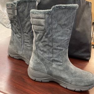 NWOT LANDS END WOMENS SZ 6 1/2 Insulated Zip Boots